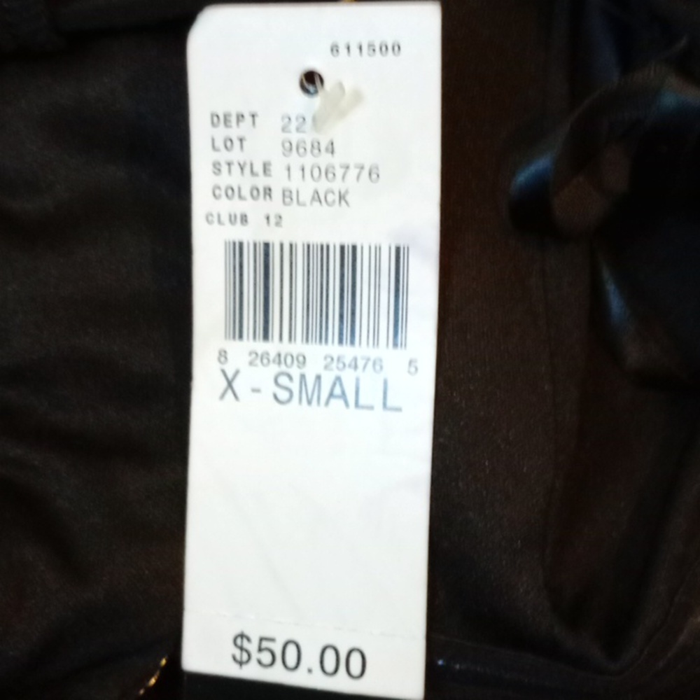 B Wear Too Black Jeweled Halter Bodycon Mini Dress XS NWT Glam Party - Picture 11 of 12